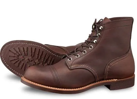 Red Wing Iron Ranger brown side