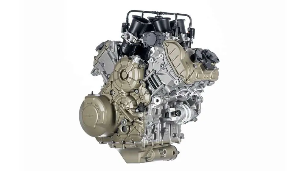 Engine of Ducati Multistrada