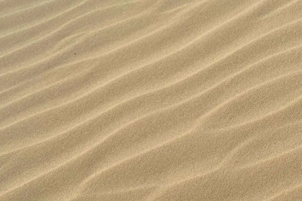 close-up of sand