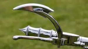 Chrome motorcycle grip